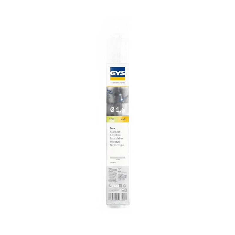 GYS TIG-lasstaven rvs 308L, 1,6 mm, 60 stuks